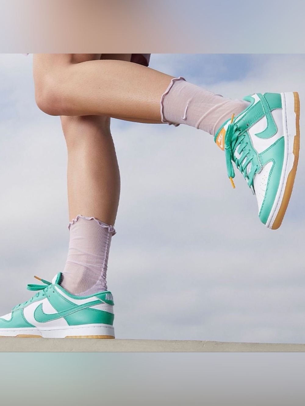 Nike Miami dolphins green and orange dunks size 8